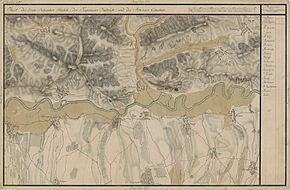 Rucăr în Harta Iosefină a Transilvaniei, 1769-73 (Click pentru imagine interactivă)
