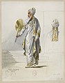 English: Jules Massenet - Le roi de Lahore - costume design by Eugène Lacoste 81 - 75. Grand prêtre