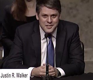 <span class="mw-page-title-main">Justin R. Walker</span> American judge (born 1982)