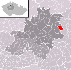 Localisation de Kadlín