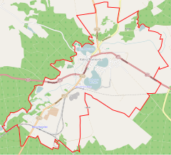 Mapa lokalizacyjna Kalisza Pomorskiego