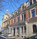 Apartment building in closed development