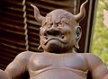 Kawasaki Ozenji Temple cast iron guardian deity.jpg