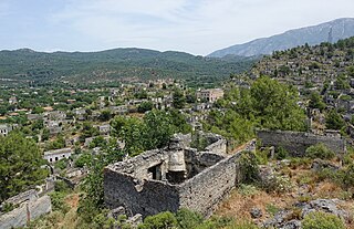 Kayaköy municipality in Turkey, founded by Greek Christians, now largely a ghost town