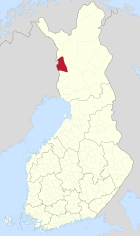 Lage von Kolari in Finnland