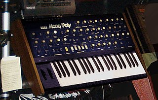 Korg Mono/Poly Analog synthesizer, manufactured by Korg from 1981 to 1984