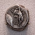 Kos - 460-440 BC - silver tetradrachm - discus thrower - crab - Berlin MK AM 18216537