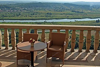 View of the mountains from Wartenberg Castle in Krakow