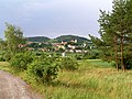 Čeština: Střed města od okraje lesa Italiano: Il centro della città dal bordo del bosco Русский: Вид центра города от окраины леса English: The view of the centre of the city from the border of the forest