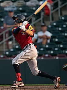 Kreidler hitting (cropped).jpg