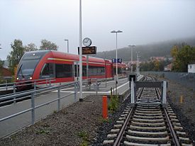 Stacja Wolfhagen w 2008 roku