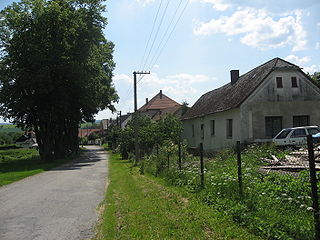 Květinov village in Havlíčkův Brod District of Vysočina region