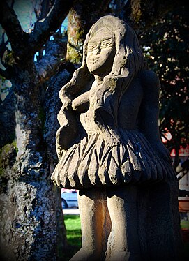 Estàtua de la Pincoya à Ancud (Xile)