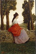 Lady in the park (c.1870), by Federico Zandomeneghi.jpg