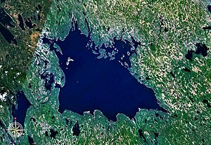 Satellite image of the Segosero