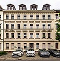 Apartment building in closed development