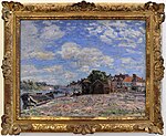 Le Havre (Seine-Maritime) - Musee d'art moderne Andre-Malraux (MuMa) - "Le Loing a Saint-Mammes" (Alfred Sisley, 1839-1899) (50358620142).jpg