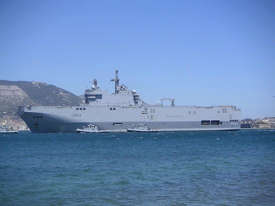 French ship Tonnerre (L9014)