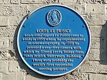 Plaque on Leeds Bridge