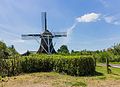 * Nomination Location, Lendevallei in Netherlands. Poldermolen ‘De Gooijer’. --Famberhorst 17:07, 10 August 2016 (UTC) * Promotion The posts on the right side are leaning to the left. Perhaps the perspective has to be corrected a bit or posts were really this way (difficult to say in this image). Could you check that? If you confirm that the posts are OK as seen now, tell me and I promote the image. And if not, too. :-) --Basotxerri 17:32, 10 August 2016 (UTC)  Done. Small correction Thank you.--Famberhorst 04:45, 11 August 2016 (UTC) OK, good quality. --Basotxerri 14:43, 11 August 2016 (UTC)