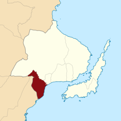 Peta lokasi Kecamatan Matuari