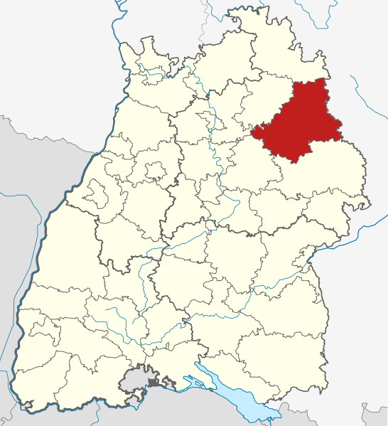 File:Locator map SHA in Baden-Württemberg.svg
