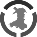 Fersiwn llwyd o gynnig Cymrodor o logo ar gyfer Cymdeithas Wici Cymru.