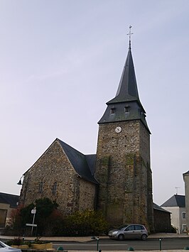 De kerk van Loigné-sur-Mayenne