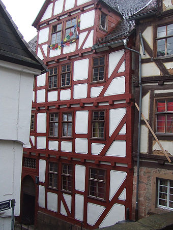 The Lomonosov house in Marburg, Germany.