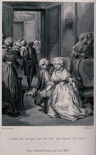 File:Louis XVI and Marie Antoinette taking leave from and asking Wellcome V0041868.jpg