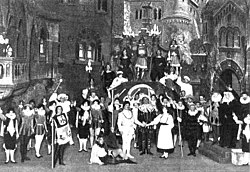 Closing image of the premiere production, Bremen 1901