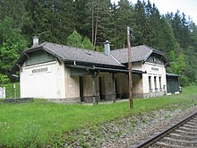 Bahnhof Mönichkirchen in Aspangberg-St. Peter