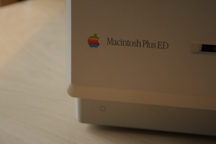 The "ED" at the end of the model name indicates that this Macintosh was sold to the educational market.