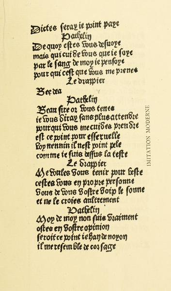 File:Maistre Pierre Pathelin, reproduction en facsimilé de 1485, Le Roy, 1907, page 089.png