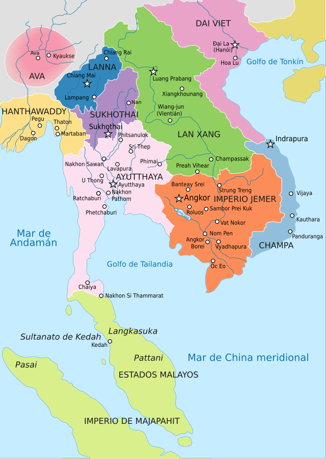 Хо: історичні кордони на карті