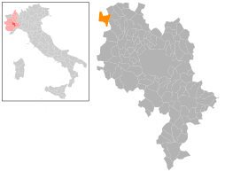 Locatie van Moncucco Torinese