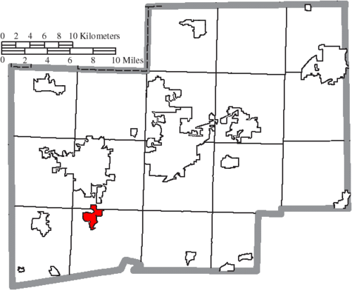 Location of Navarre in Stark County