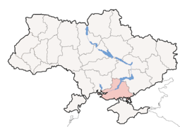 Letak Oblast Khaeron di Wiki Oblast Kherson