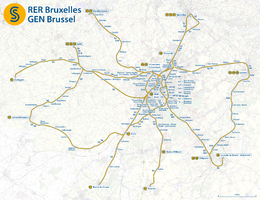 Harta RER Bruxelles - GEN Brussels.png