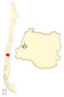 Регіон XIV Регіон Лос-Ріос на мапі Чилі та мапа регіону