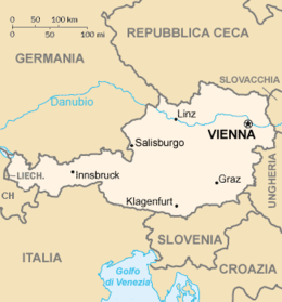 Австрия - Карта