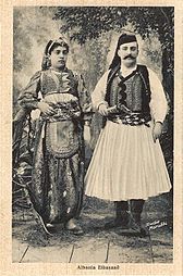 Man and woman from Elbasan, Albania