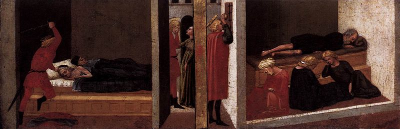 File:Masaccio, predella del polittico di pisa.jpg