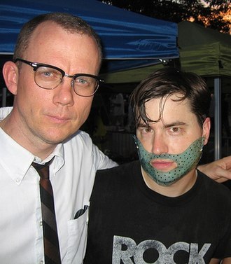 M. C. Schmidt and Drew Daniel at Pitchfork Music Festival 2006