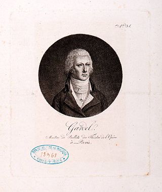 <span class="mw-page-title-main">Maximilien Gardel</span> French ballet dancer and choreographer (1741–1787)