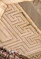 Meandro sul soffitto della peristasi del tempio di Marte Ultore nel Foro di Augusto a Roma