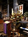 Memorial to Elizabeth II at the Church of Holy Trinity, Chelsea. [112]