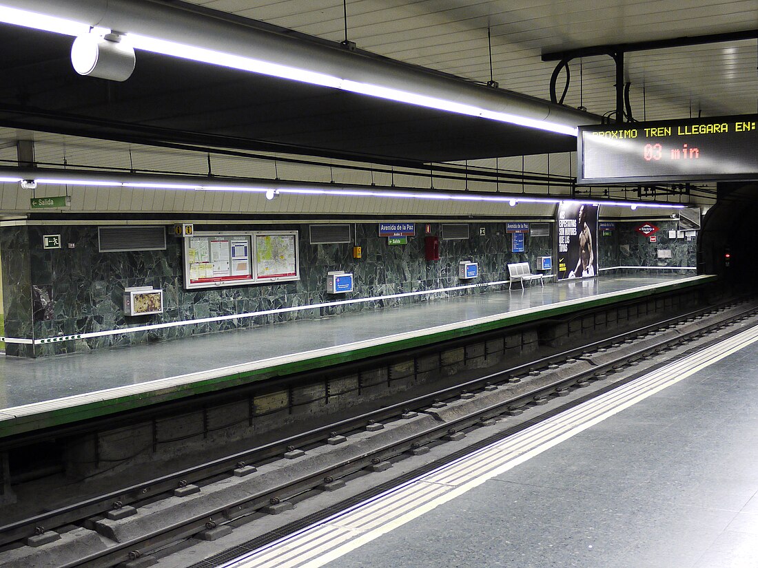 Avenida de la Paz metróállomás