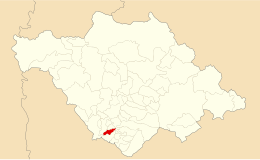 San Lorenzo Axocomanitla – Mappa