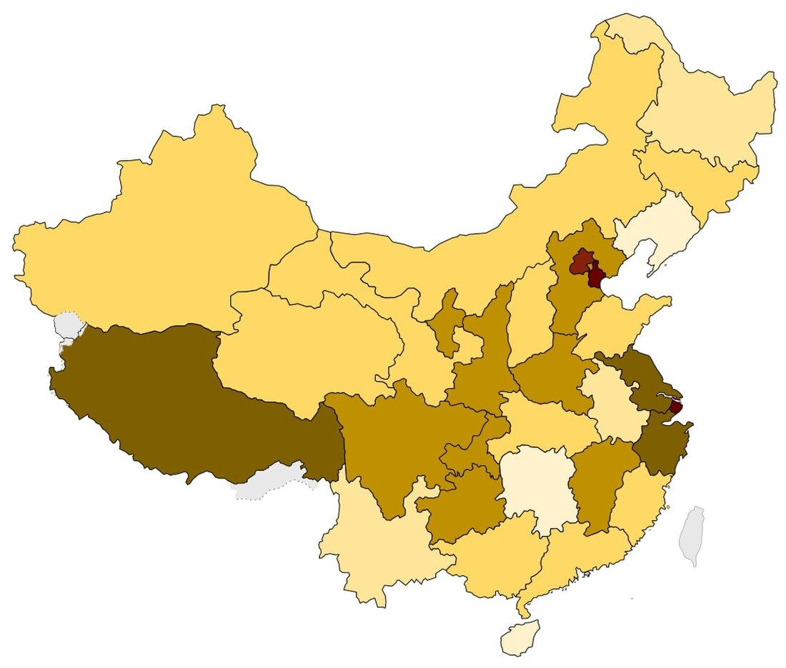 Salaire minimum en Chine